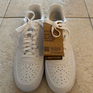 *Brand New* Nike White Leather Classic Look Sneakers